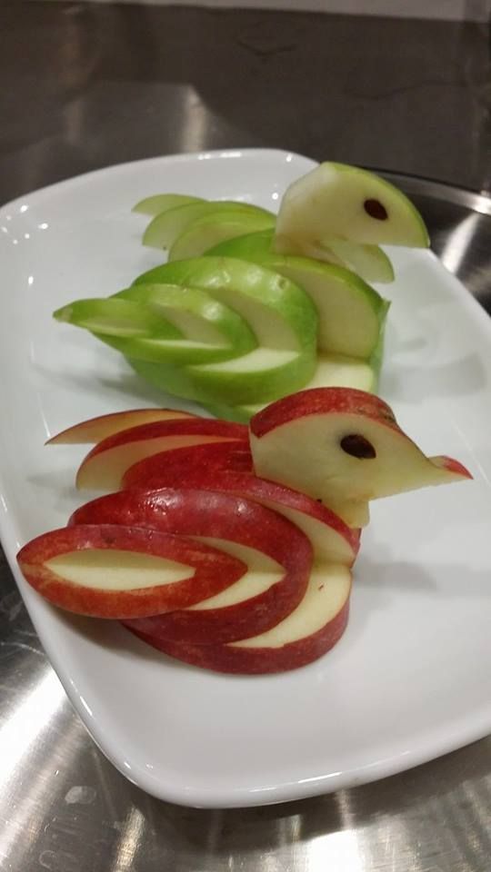 تزیین میوه سیب
